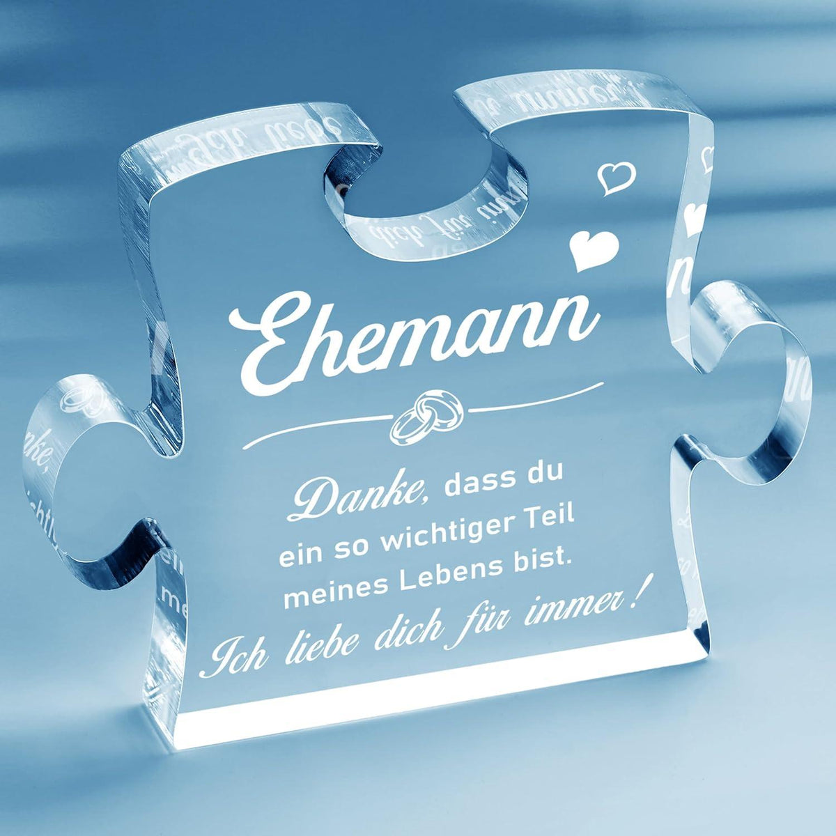 Giftasy Acryl Puzzle Sinnvolle Geschenke für Männer Ehemann Geburtstag