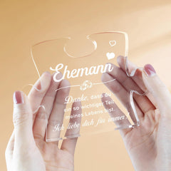 Acryl Puzzle Geschenk für Ehemann - Hochwertiges, Sinnvolles
