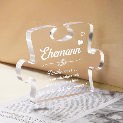 Giftasy Acryl Puzzle Sinnvolle Geschenke für Männer Ehemann Geburtstag