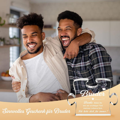 Acryl Puzzle Geschenk Bruder Geburtstag Weihnachten