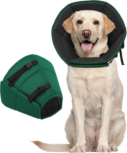 Halskrause Hund Leckschutz Schutzkragen Einstellbar Vorbeugung