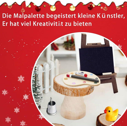 Wichtel Zubehör Set Miniatur Mal-Kunst 1/12 Puppenhaus