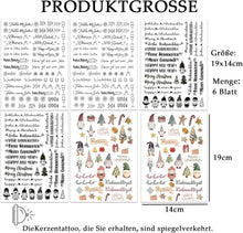 Kerzentattoos Weihnachten Happy New Year DIY Geschenk 6