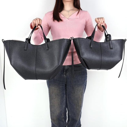TIAASTAP Kunstleder Shopper Bag Damen Handtasche