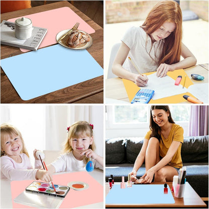 3er Set Kinder Bastelunterlage Silikonmatte 40x30cm für Gießharz DIY