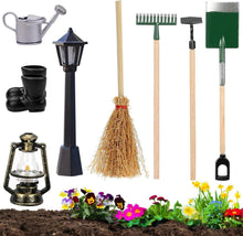 Miniatur Wichtel Garten Zubehör Set 8-teilig Puppenhaus Deko