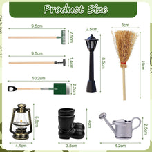 Miniatur Wichtel Zubehör Garten Set 1:12 Puppenhaus