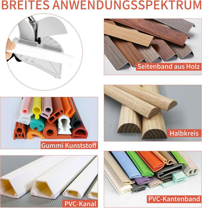 Gehrungsschere Winkelschere 45-135 Grad präziser Schnitt Kunststoff Gummi Holz