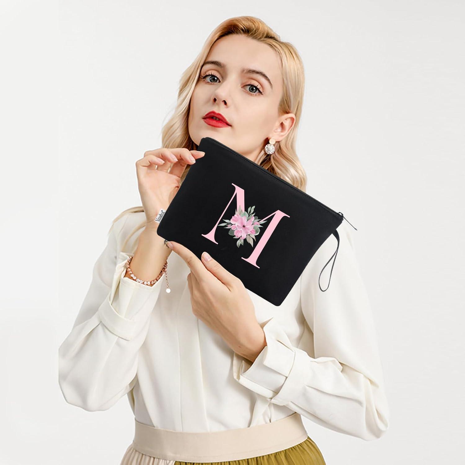 Personalisierte Kosmetiktasche mit A-Z-Buchstaben, Geschenk für