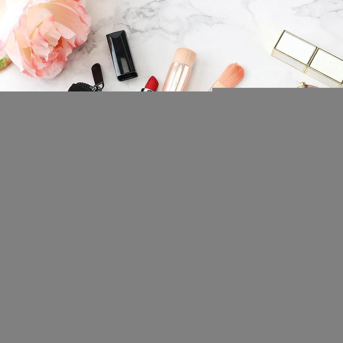 Personalisierte Kosmetiktasche mit Initialen – Geschenk für Frauen