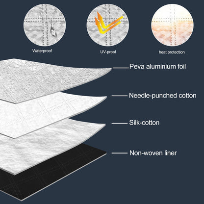 Frontscheibenabdeckung Auto Winter Windschutz Magnet Frost UV