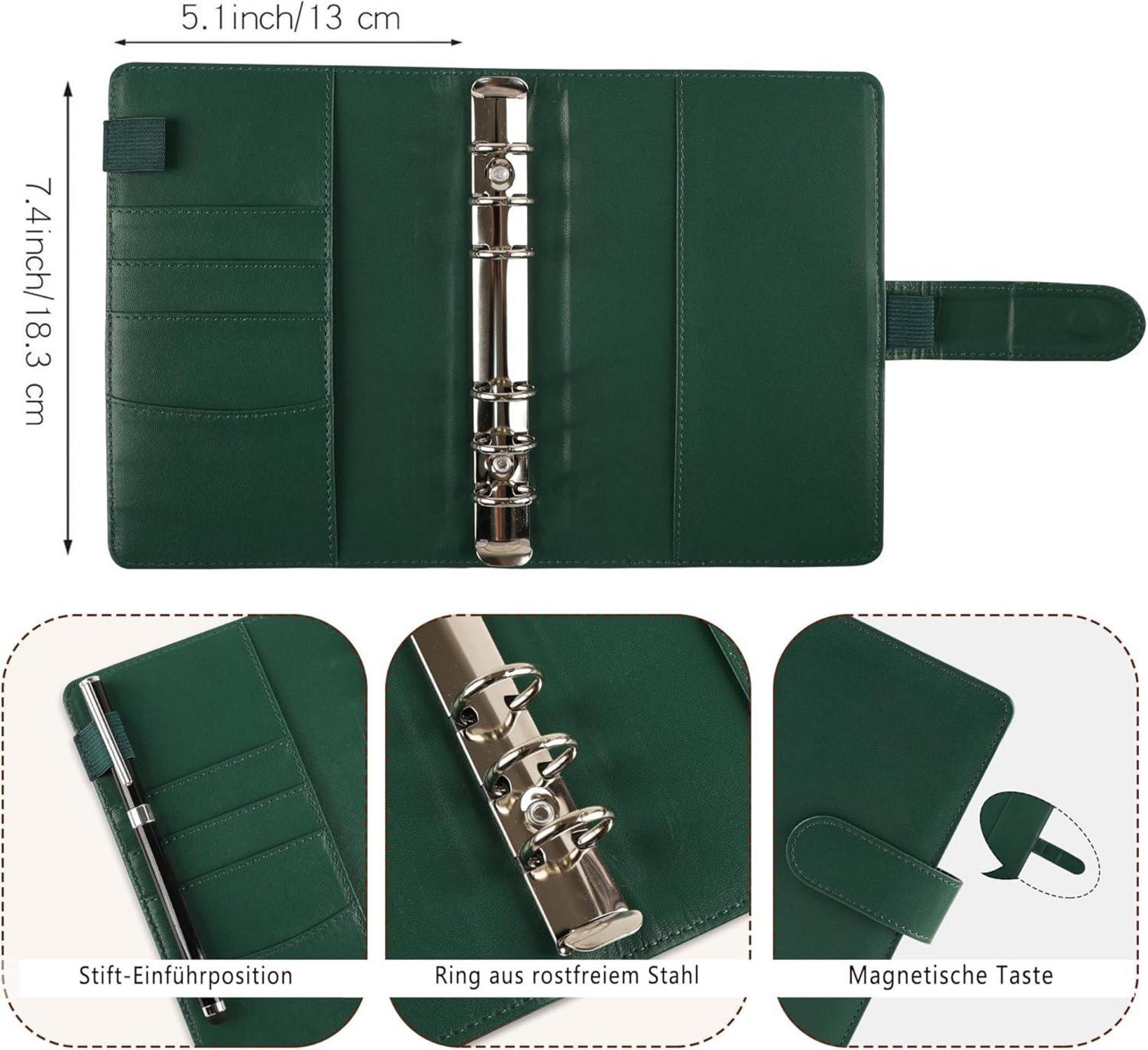 A6 Budget Planner Geld Organizer mit 12 Binder Taschen