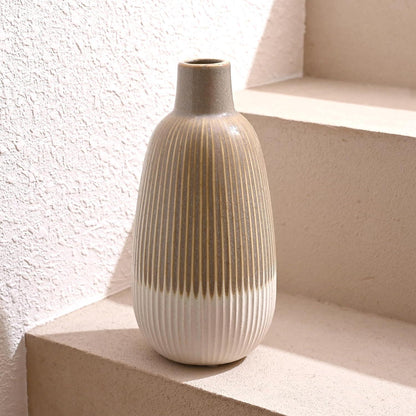 Moderne Braune Keramikvase für Zuhause Dekoration 24cm