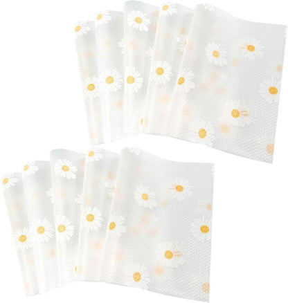 10er Set Antibakterielle Kühlschrankmatten 30x40cm Rutschfest Waschbar DIY