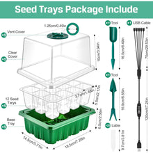 Growbox Komplettset mit Pflanzenlampe 5x Zimmergewächshaus