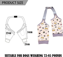 DKDDSSS Hund Ellenbogenbandage Vorderbeinschutz Gelb XXL