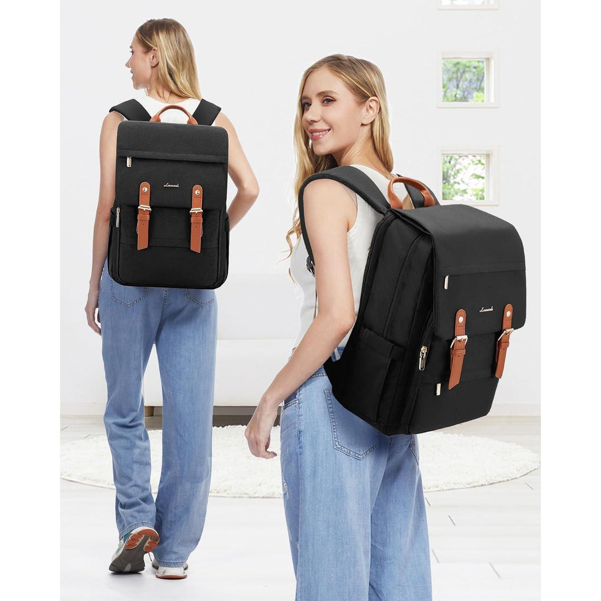 Wasserdichter Laptop Rucksack 17 Zoll mit Laptopfach & Handgepäckfunktion