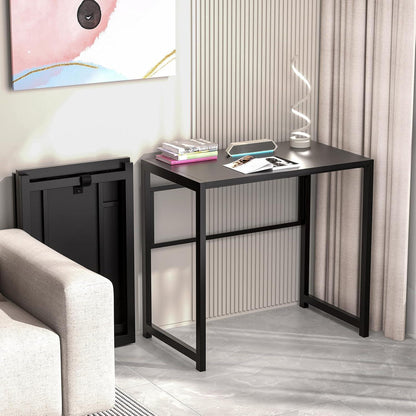 Klappbarer Schreibtisch 80 x 48 cm Stabil und platzsparend
