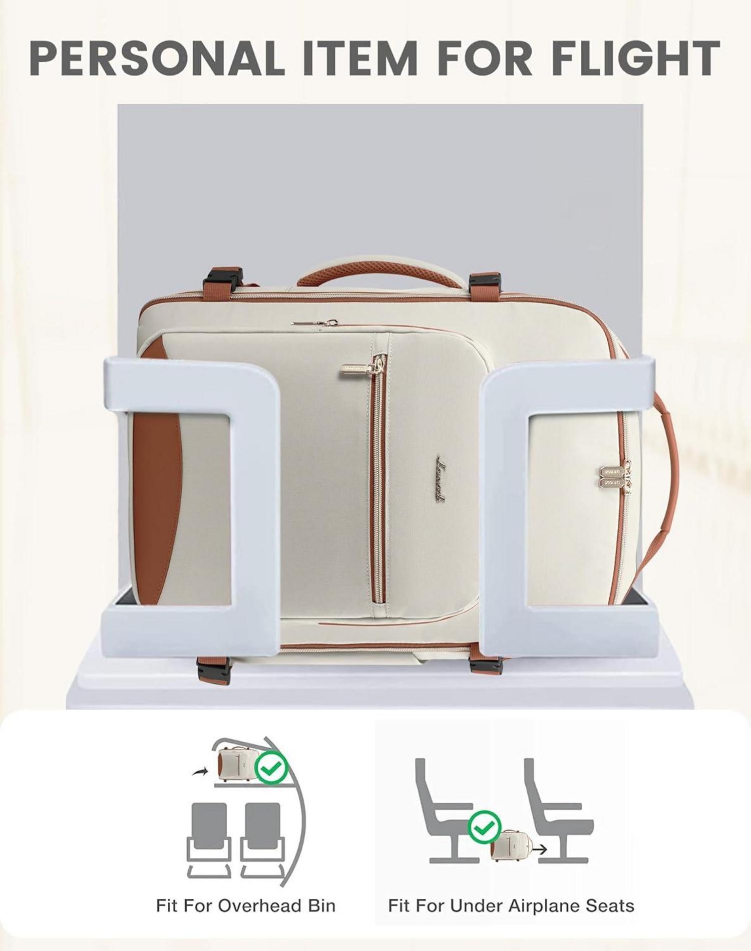 Handgepäck Rucksack 40L Reiserucksack Damen Kofferrucksack