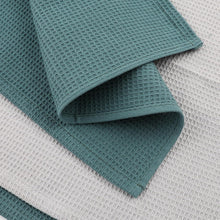 6er Set Baumwollgeschirrtücher 35x35cm Waffeltücher