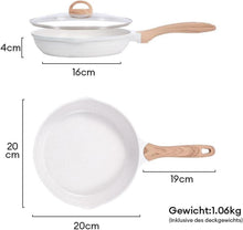 Aluminium Bratpfanne 20cm Induktion Gas Elektro Ofen