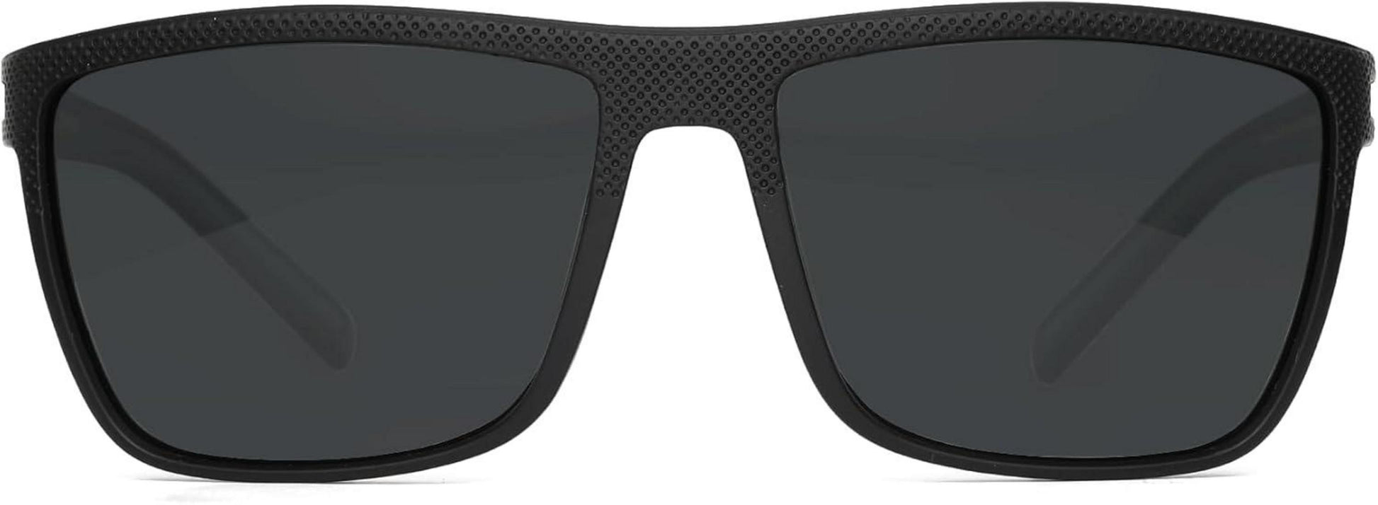 Polarisierte TR90 Herren Sonnenbrille UV400 Schutz Schwarz