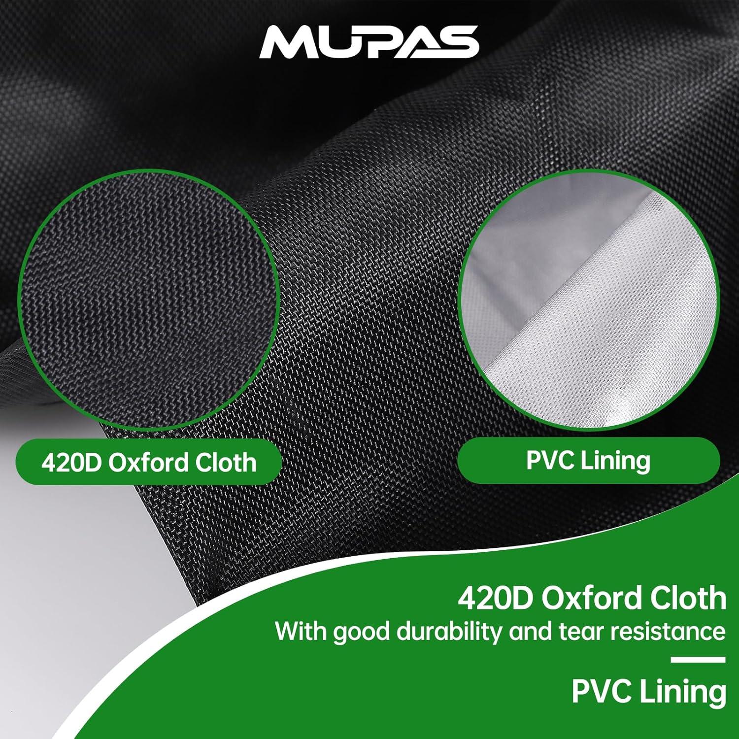 MUPAS Abdeckung Gartenmöbel 420D Oxford Wasserdicht Schutzhülle 150x150x74cm