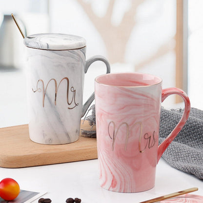 Mr Right und Mrs Always Right Tassen Set für Hochzeitstag Geschenke