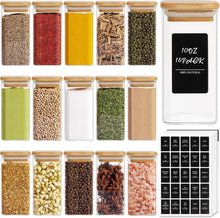 Gewürzgläser Eckig Set 16tlg. 295ml Gewürzstreuer Gewürzdosen Spice