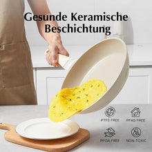 Redchef 28 cm Bratpfanne mit Keramikbeschichtung und Deckel