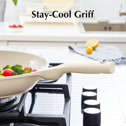 Redchef 28 cm Bratpfanne mit Keramikbeschichtung und Deckel