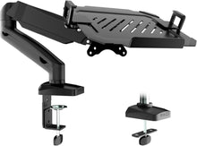 Monitor Arm mit Laptopablage für 17-32 Zoll Bildschirme