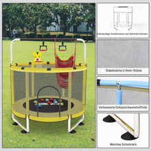 Kinder Trampolin mit Basketball & verstellbarer Höhe