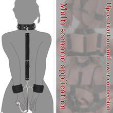 BDSMJOY Handschellen Analhaken Halsband Set Frauen