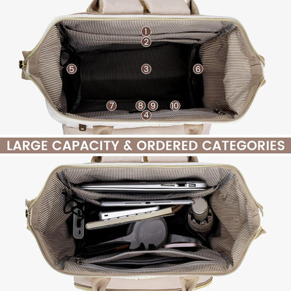 Damen Rucksack Laptop 15.6 Zoll Schulrucksack Mädchen Teenager