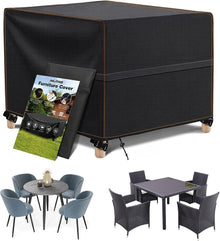 Abdeckhaube Gartenmöbel 420D Wasserdicht Winddicht Oxford 90x90cm