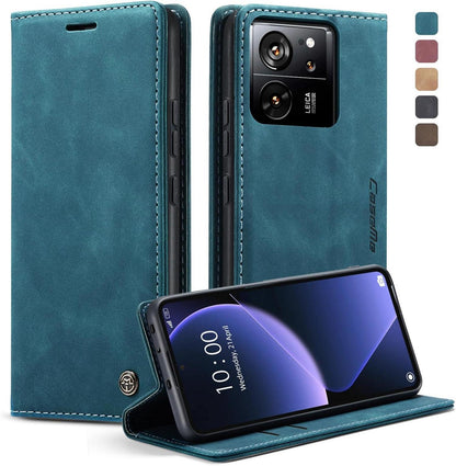 Handyhülle Xiaomi 13T 13T Pro Lederhülle Magnet Standfunktion Jaysa