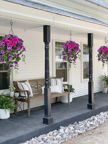 Kunstblumen Stiefmütterchen Hängende Pflanzen Künstlich 80cm Höhe