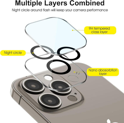 SPARIN iPhone 15 Pro Panzer Schutzglas Full Screen 3D Folie Kameraschutz