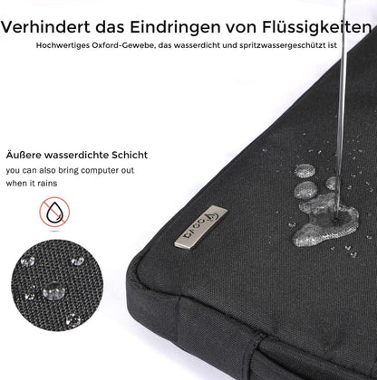 Laptophülle 11.6-13.3 Zoll MacBook Air Pro iPad Pro Schwarz