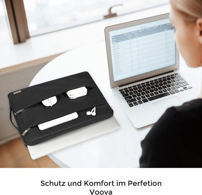 Voova Laptophülle 11.6-13.3 zoll Laptop Hülle Sleeve Case Schwarz