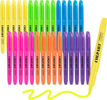Pastell Textmarker Highlighters Set 30PCS - 6 Farben Keilspitze und