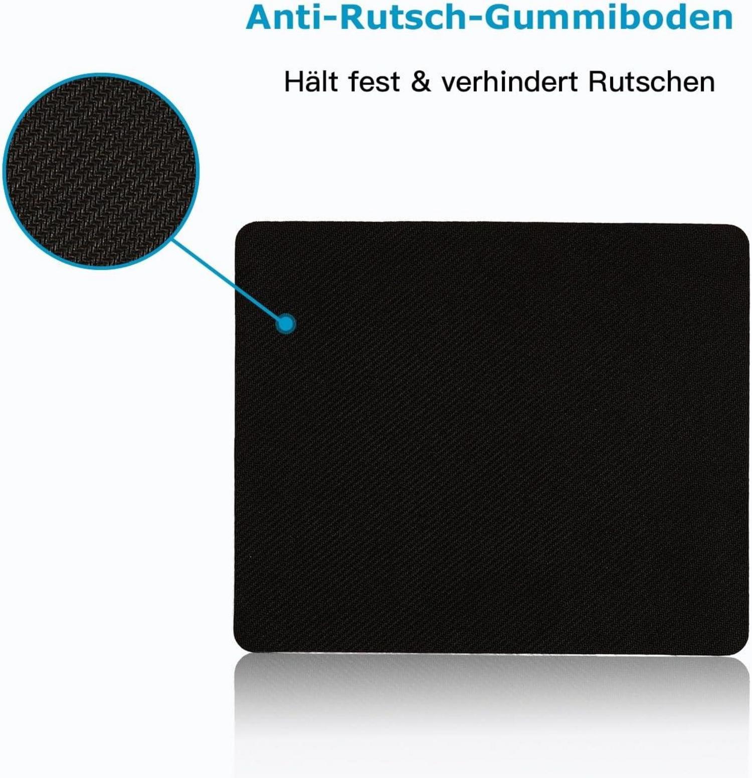 AOKSUNOVA Mauspad Klein Mädchen Design 24 x 20 cm - Rutschfest, Abwaschbar, Lycra-Oberfläche