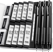 4 Candies 0,9mm Druckbleistift-Set mit Etui und Minen