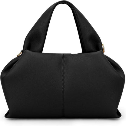 Kleine Handtasche PU Leder Vintage Hobo Umhängetasche Beuteltasche