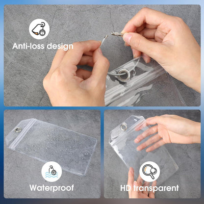 6er Set Transparente Kofferanhänger für Kreuzfahrten Aida wasserdicht