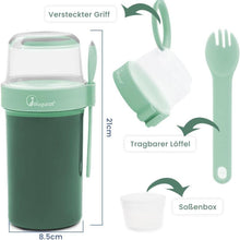 Bugucat 2in1 Müslibecher to Go 1070ml Grün