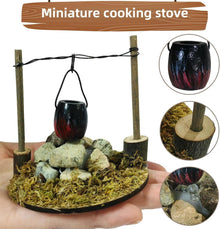 LED Miniatur Lagerfeuer Wichtelzubehör Weihnachten