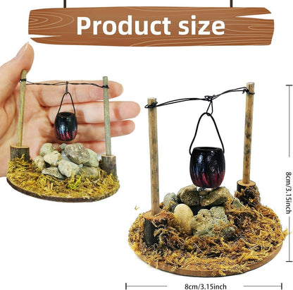 LED Miniatur Zwerg Wichtel Zubehör Weihnachten Stadtflamme Krippe