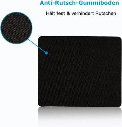 Klein Mauspad mit Motiv 24 x 20 cm Bunt Rutschfeste Unterseite